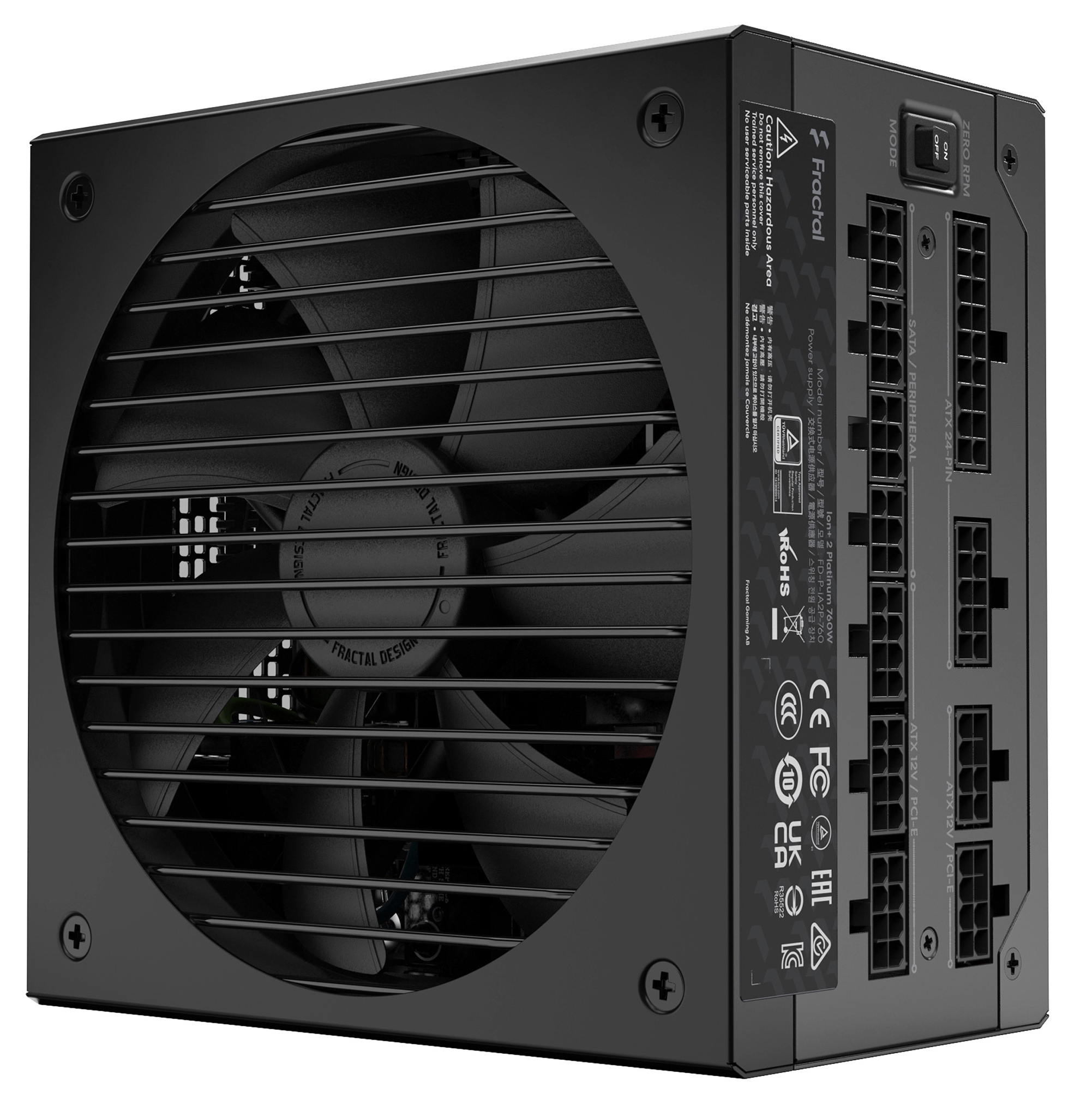Fractal Design - Fonte Fractal Design Ion+ 2 760W 80+ Platinum Full Modular