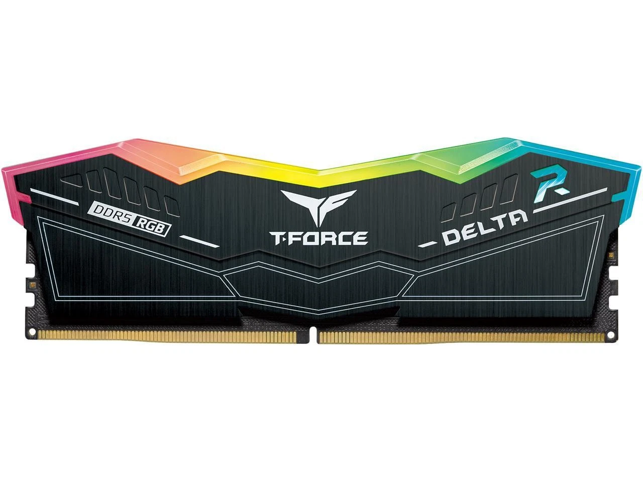 Team Group - Team Group Kit 16GB (2 x 8GB) DDR5 5200MHz Delta RGB Black CL40