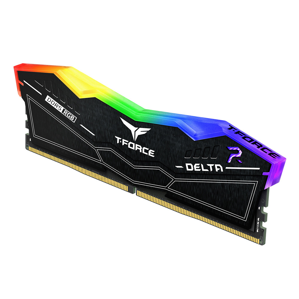 Team Group - Team Group Kit 32GB (2 x 16GB) DDR5 6000MHz Delta RGB Preto CL30