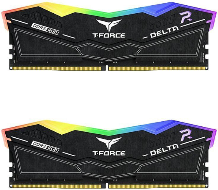 Team Group - Team Group Kit 32GB (2 x 16GB) DDR5 6600MHz Delta RGB Preto CL34