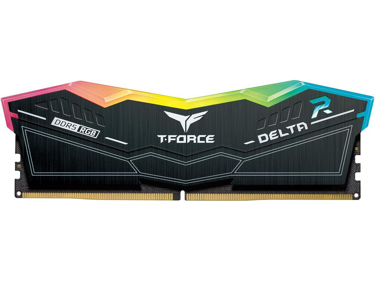 Picture of Picture of Team Group Kit 32GB (2 x 16GB) DDR5 7200MHz Delta RGB Preto CL34