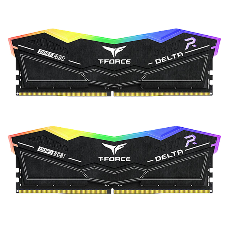 Picture of Picture of Team Group Kit 32GB (2 x 16GB) DDR5 7600MHz Delta RGB Preto CL36