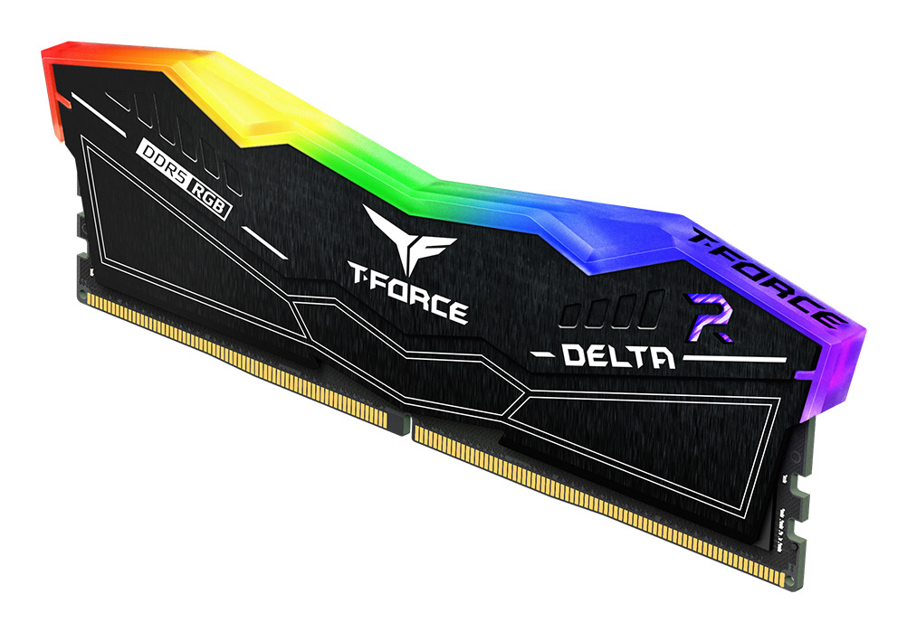 Team Group - Team Group Kit 64GB (2 x 32GB) DDR5 6000MHz Delta RGB Preto CL30