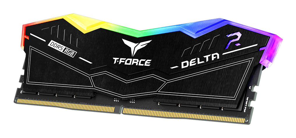 Team Group - Team Group Kit 64GB (2 x 32GB) DDR5 6000MHz Delta RGB Preto CL30