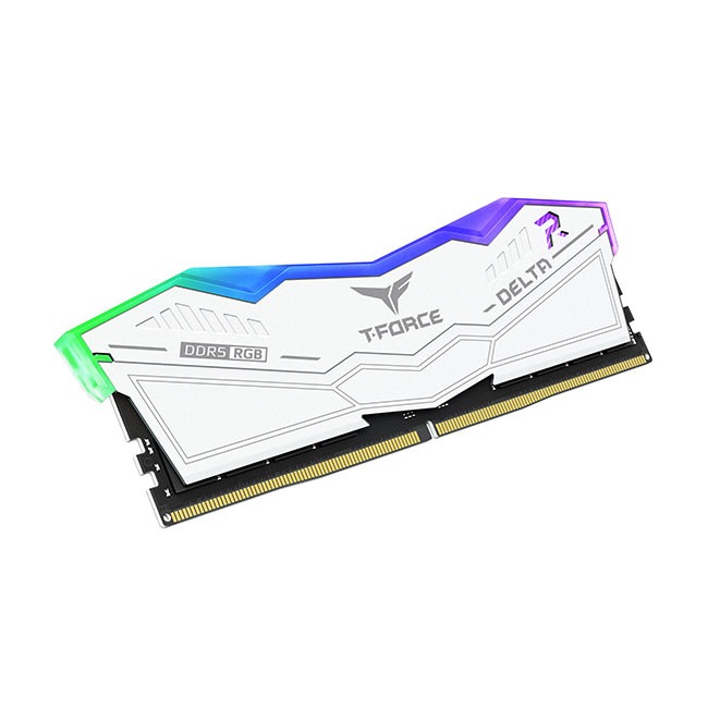 Team Group - Team Group Kit 32GB (2 x 16GB) DDR5 5600MHz Delta RGB Branco CL32