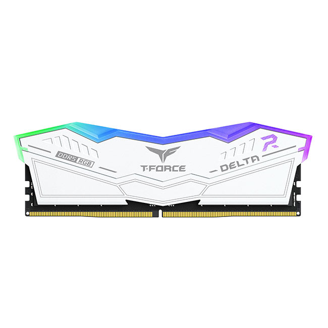 Team Group - Team Group Kit 32GB (2 x 16GB) DDR5 5600MHz Delta RGB Branco CL32