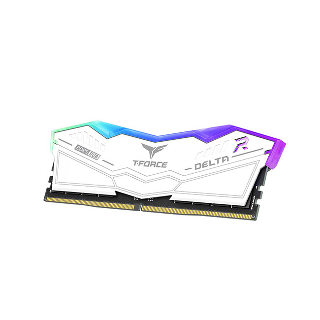 Team Group - Team Group Kit 32GB (2 x 16GB) DDR5 5600MHz Delta RGB Branco CL32