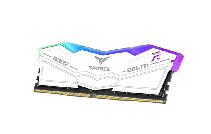 Team Group - Team Group Kit 32GB (2 x 16GB) DDR5 6000MHz Delta RGB Branco CL30