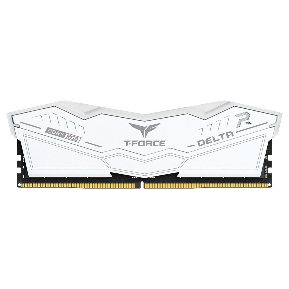 Team Group - Team Group Kit 32GB (2 x 16GB) DDR5 6000MHz Delta RGB Branco CL38