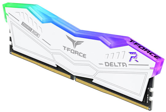 Team Group - Team Group Kit 48GB (2 x 24GB) DDR5 7200MHz Delta RGB Branco CL34