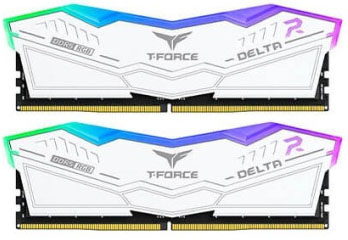 Picture of Picture of Team Group Kit 48GB (2 x 24GB) DDR5 7200MHz Delta RGB Branco CL34