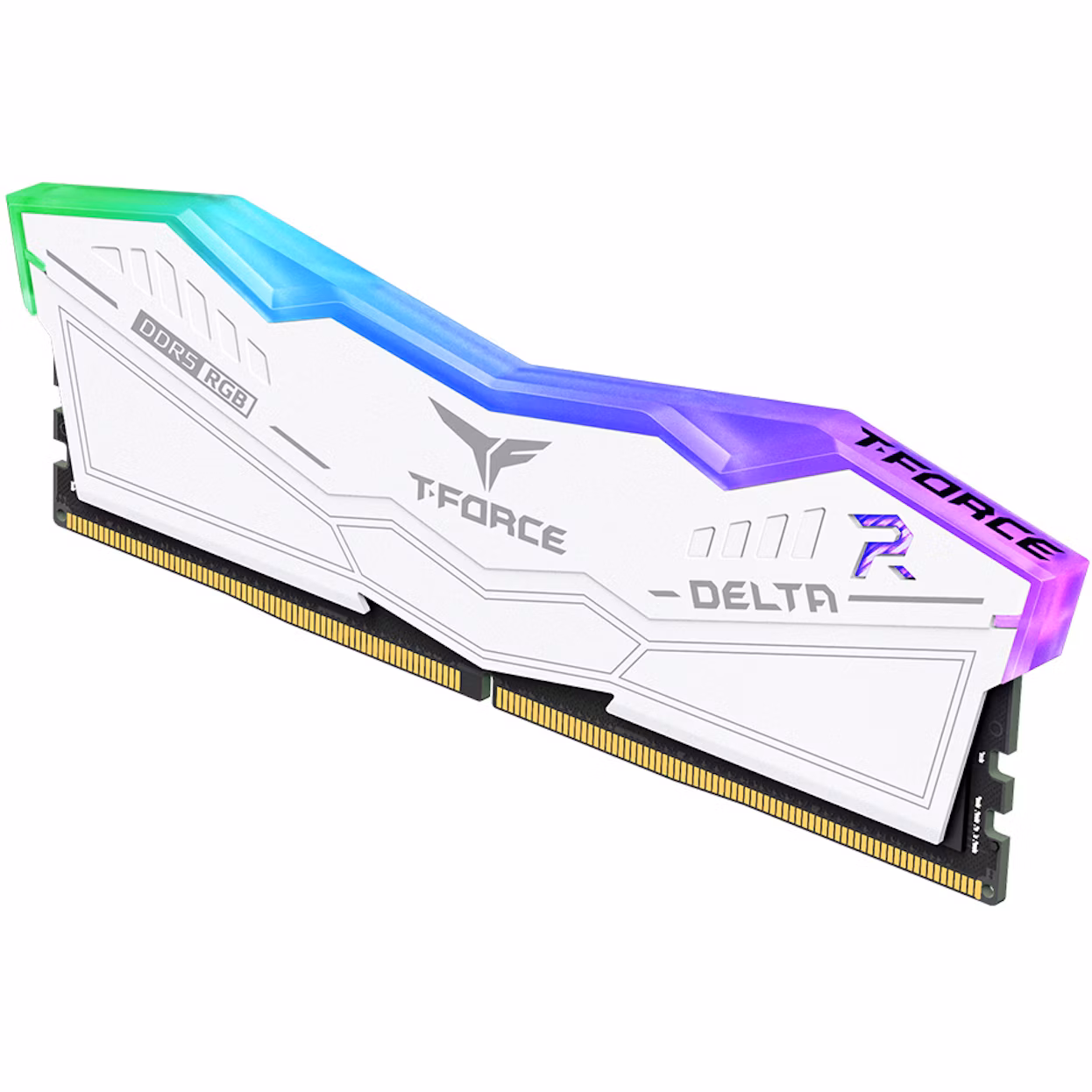 Team Group - Team Group Kit 64GB (2 x 32GB) DDR5 6000MHz Delta RGB Branco CL30