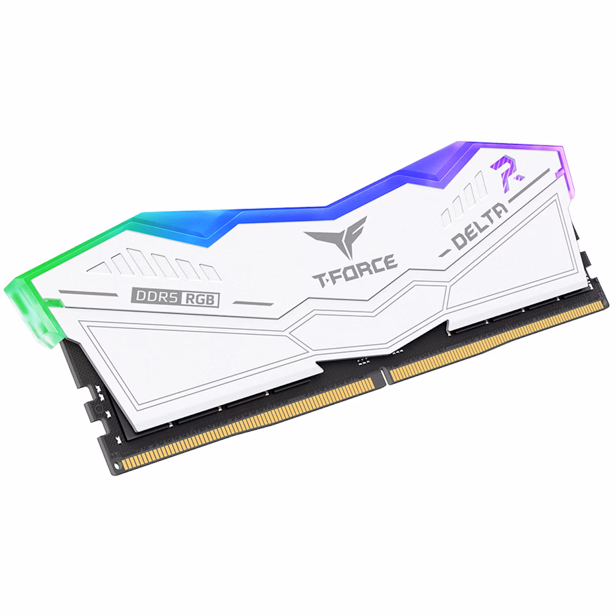 Team Group - Team Group Kit 64GB (2 x 32GB) DDR5 6000MHz Delta RGB Branco CL30