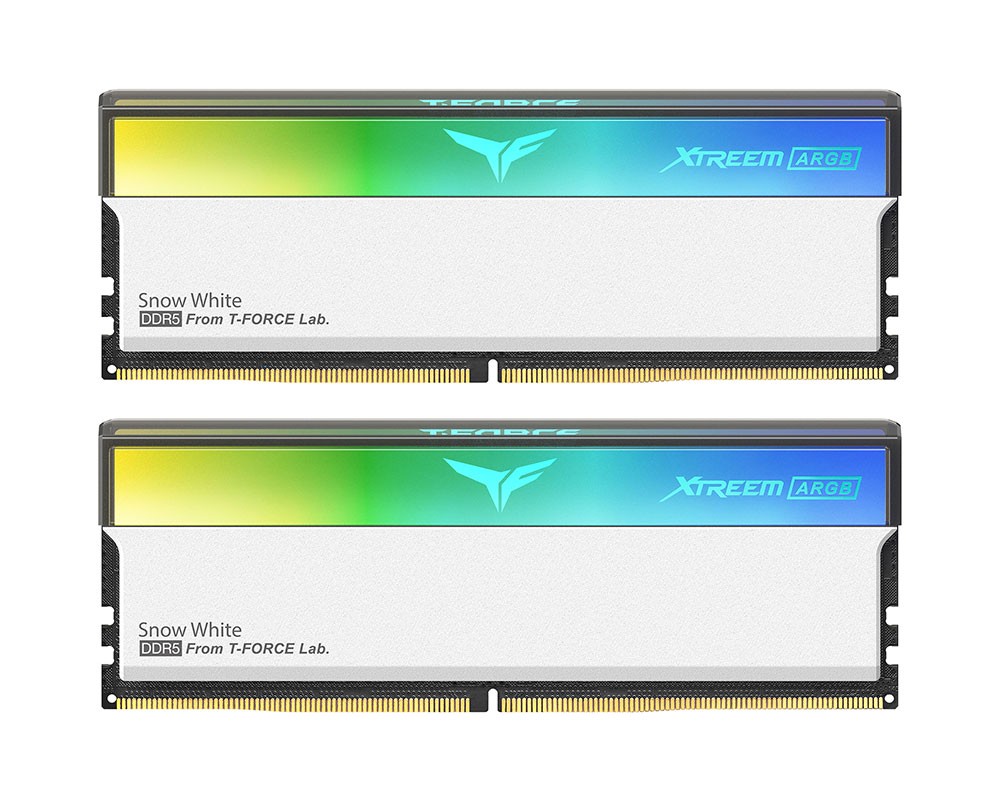 Team Group - Team Group Kit 32GB (2 x 16GB) DDR5 6400MHz Xtreem ARGB Branco CL32
