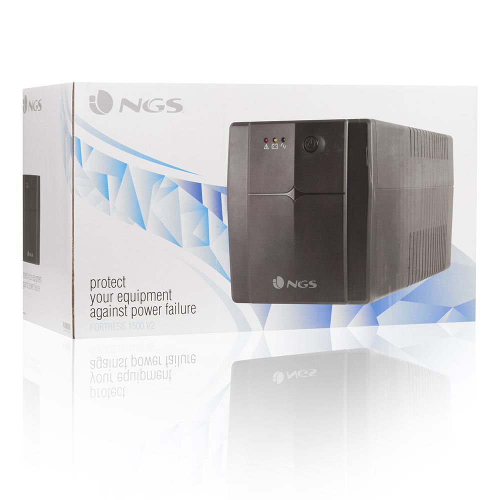 ngs - UPS NGS Off-line Fortress 1500V2 720W 3 Tomadas de Proteção