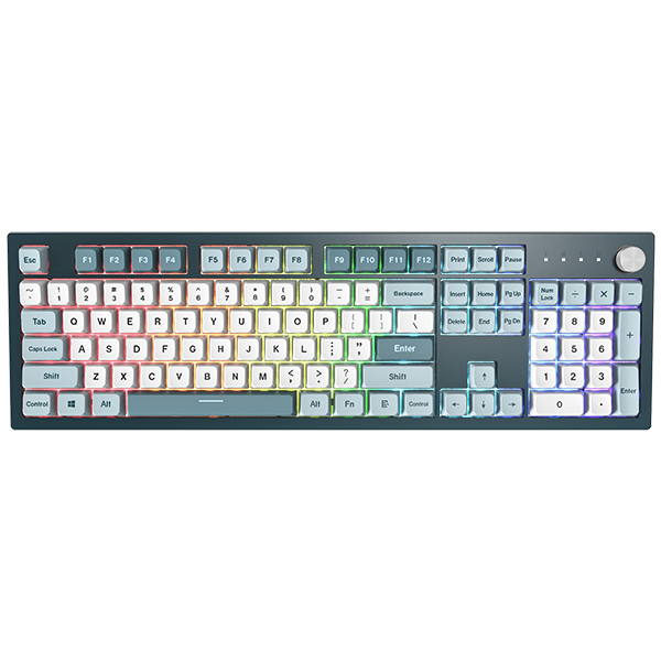 Picture of Picture of Teclado Montech Freedom Full-Size ,Hot-swappable, GateronG Pro 2.0 Red Switch, RGB, PBT - Mecânico (PT)