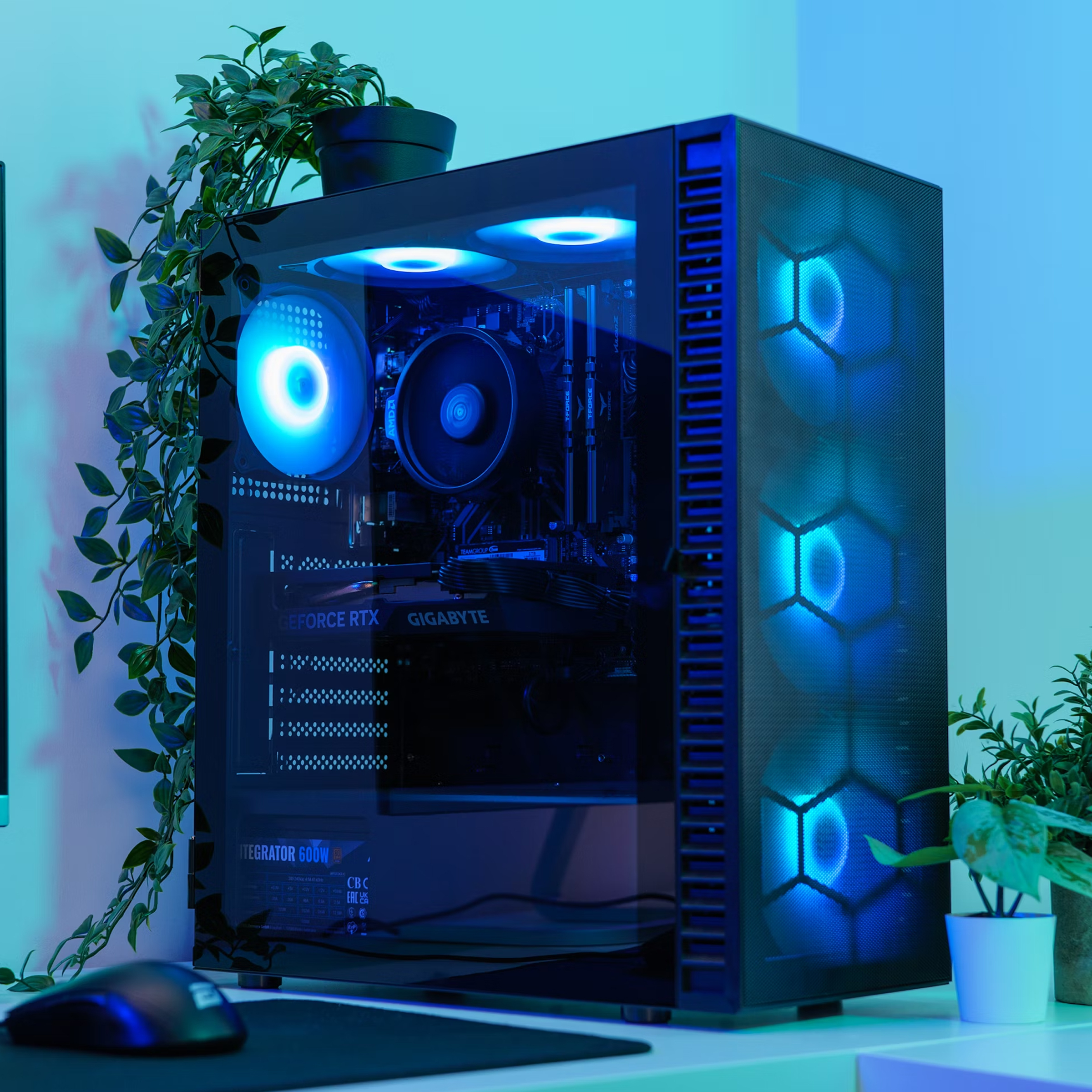 King Mod Systems - Computador Mach 1  Gamer-PC Ryzen 5 5600 16GB DDR4 1TB RTX 4060 WiFi W11