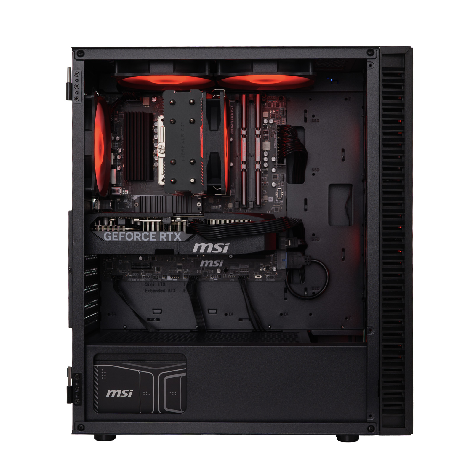 King Mod Systems - Computador Mach 3.1 Gamer-PC Powered by MSI Ryzen 7 5700X3D 32GB DDR4 1TB RTX 5070 WiFi W11
