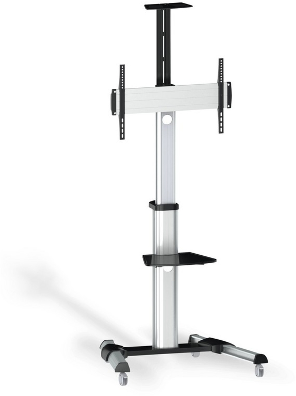Tooq - Suporte Móvel Tooq Tilt Rotação 90º Ajustável 37" a 70" Max. 50kg Preto
