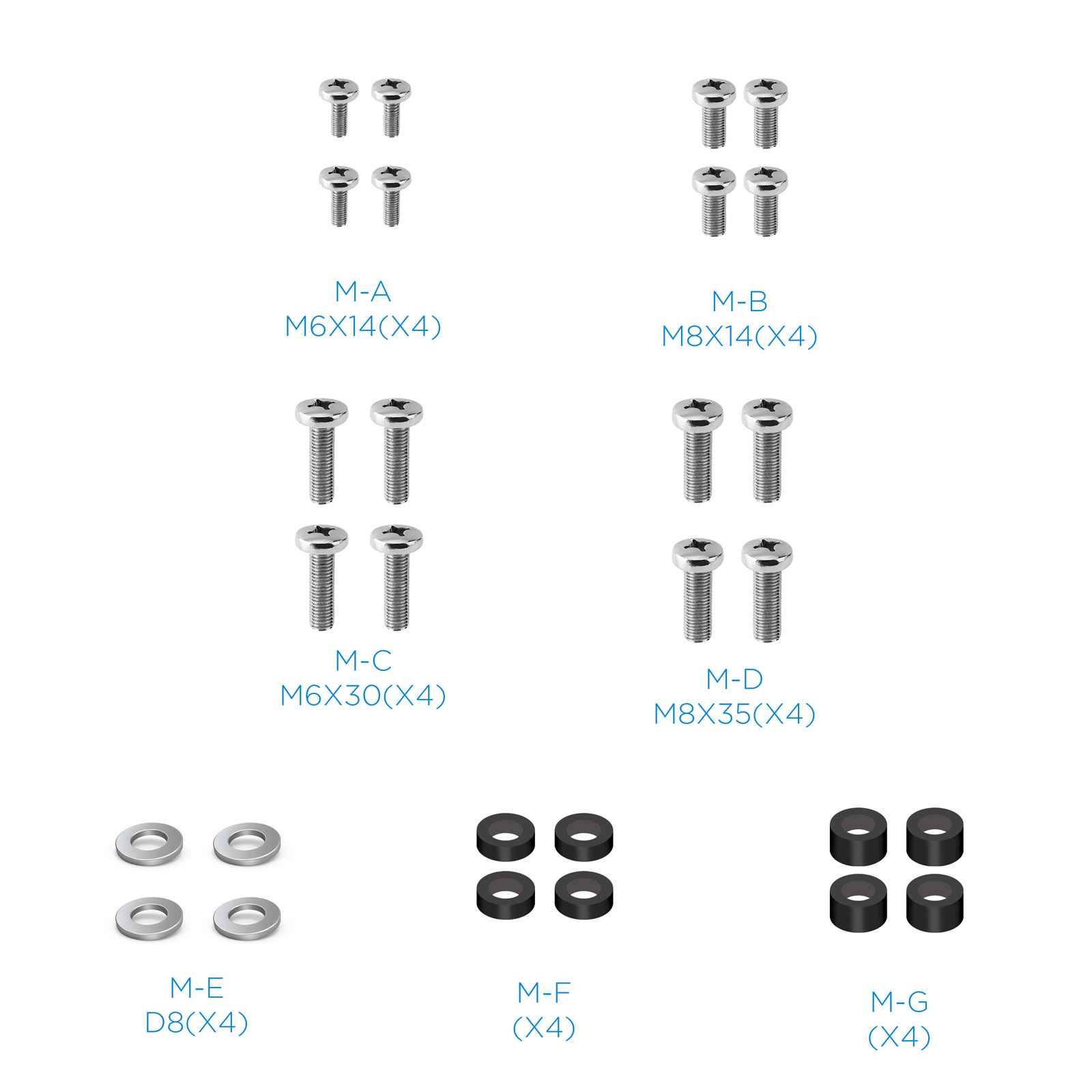 Tooq - Suporte Móvel Tooq HERA 37" a 86" Máx. 50Kg Alumínio