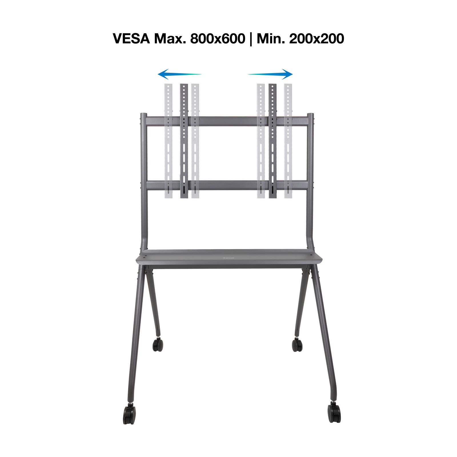 Tooq - Suporte Móvel Tooq iSTAND 50" a 86" Máx. 120Kg Cinzento