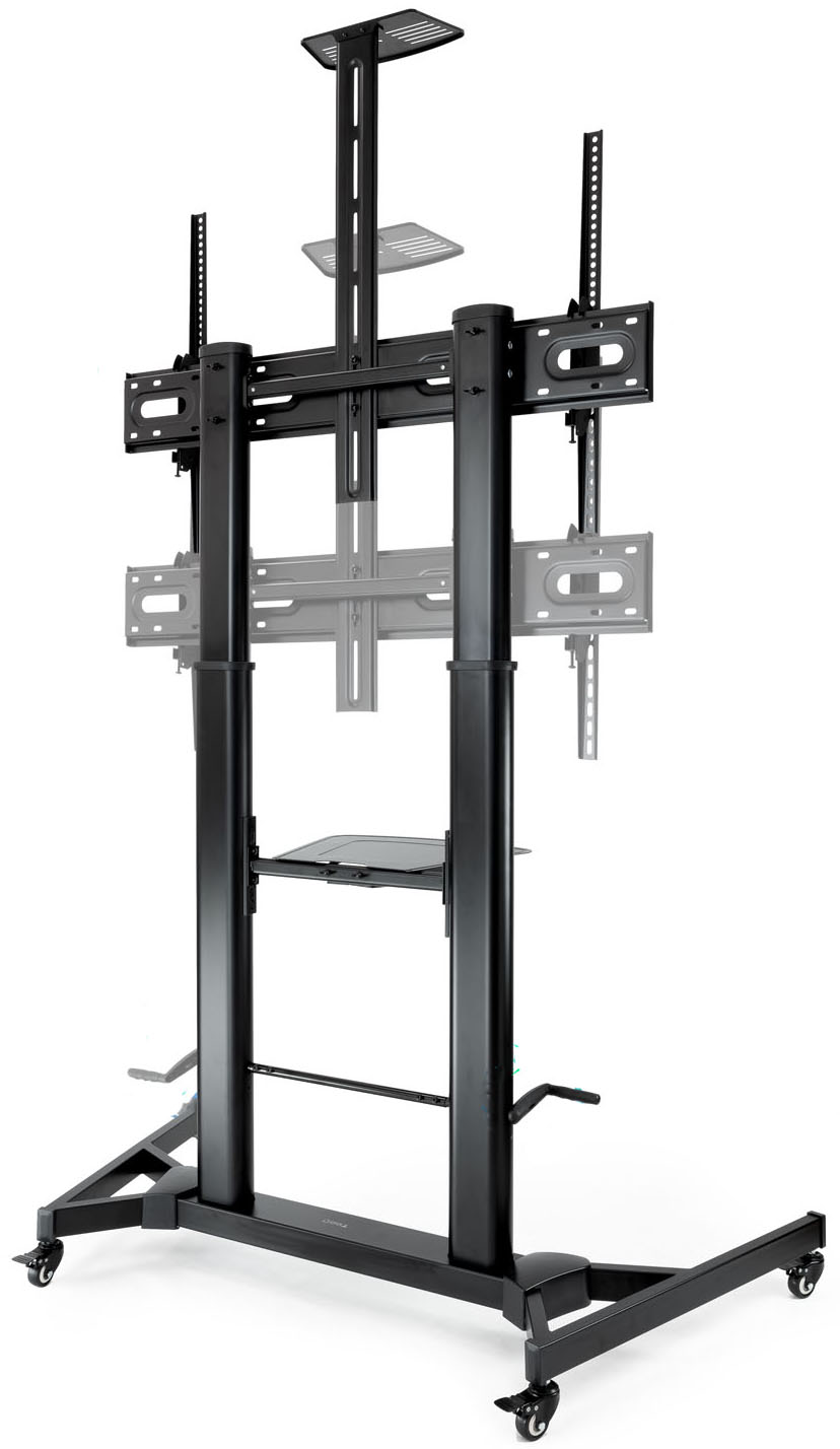 Tooq - Suporte Móvel Tooq ZEUS 60" a 100" Máx. 100Kg Preto