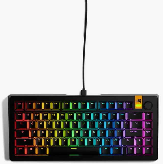 Picture of Picture of Teclado Mecânico Glorious GMMK 3 HE 75% Preto - Fox Switch (US)