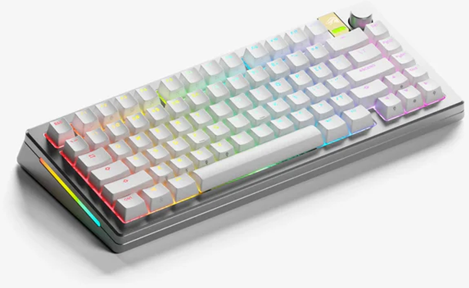 Picture of Picture of Teclado Mecânico Glorious GMMK 3 Pro HE Wireless 75% Prateado - Fox HE Switch (US)