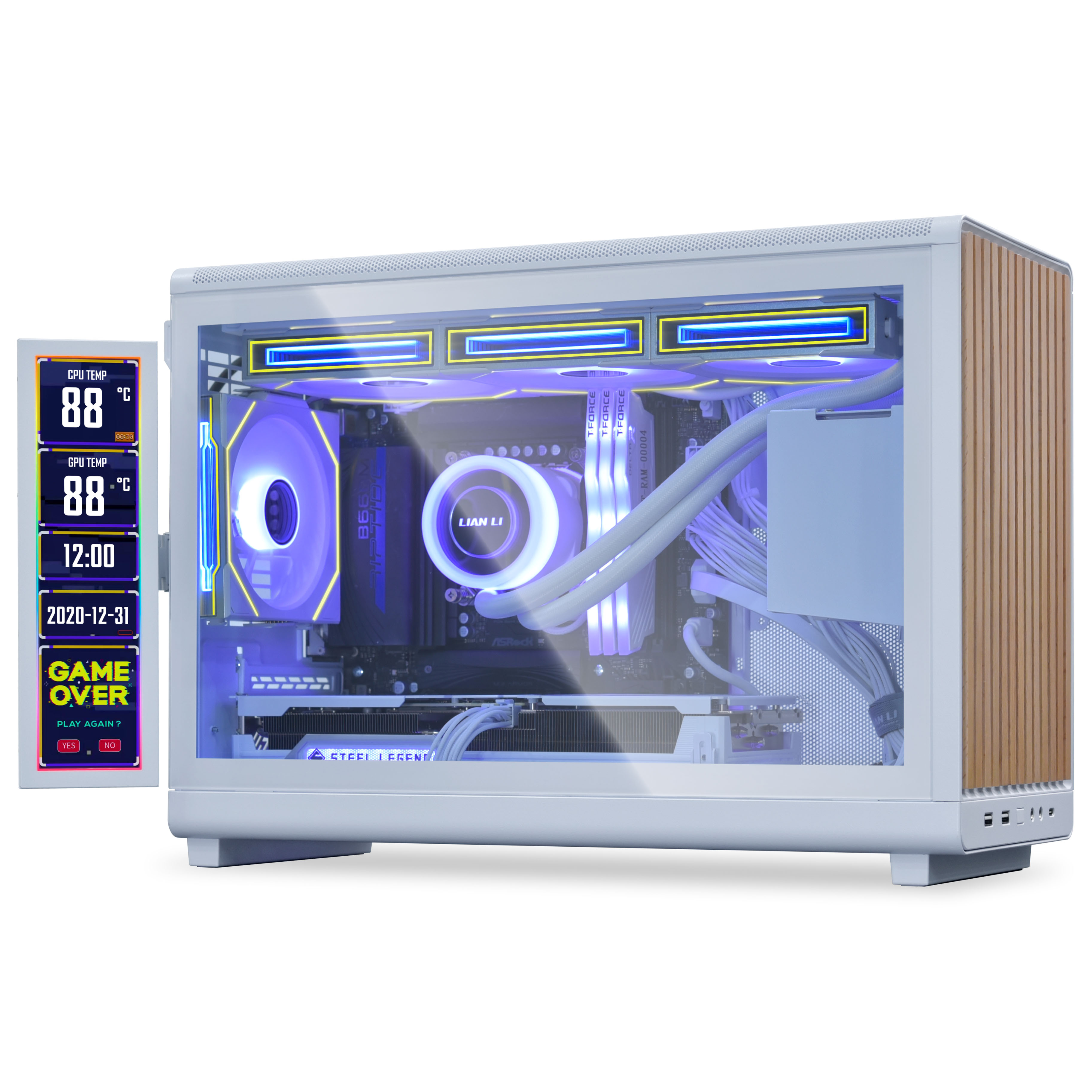 Lian Li - Monitor Portátil Lian Li 8.8" Branco