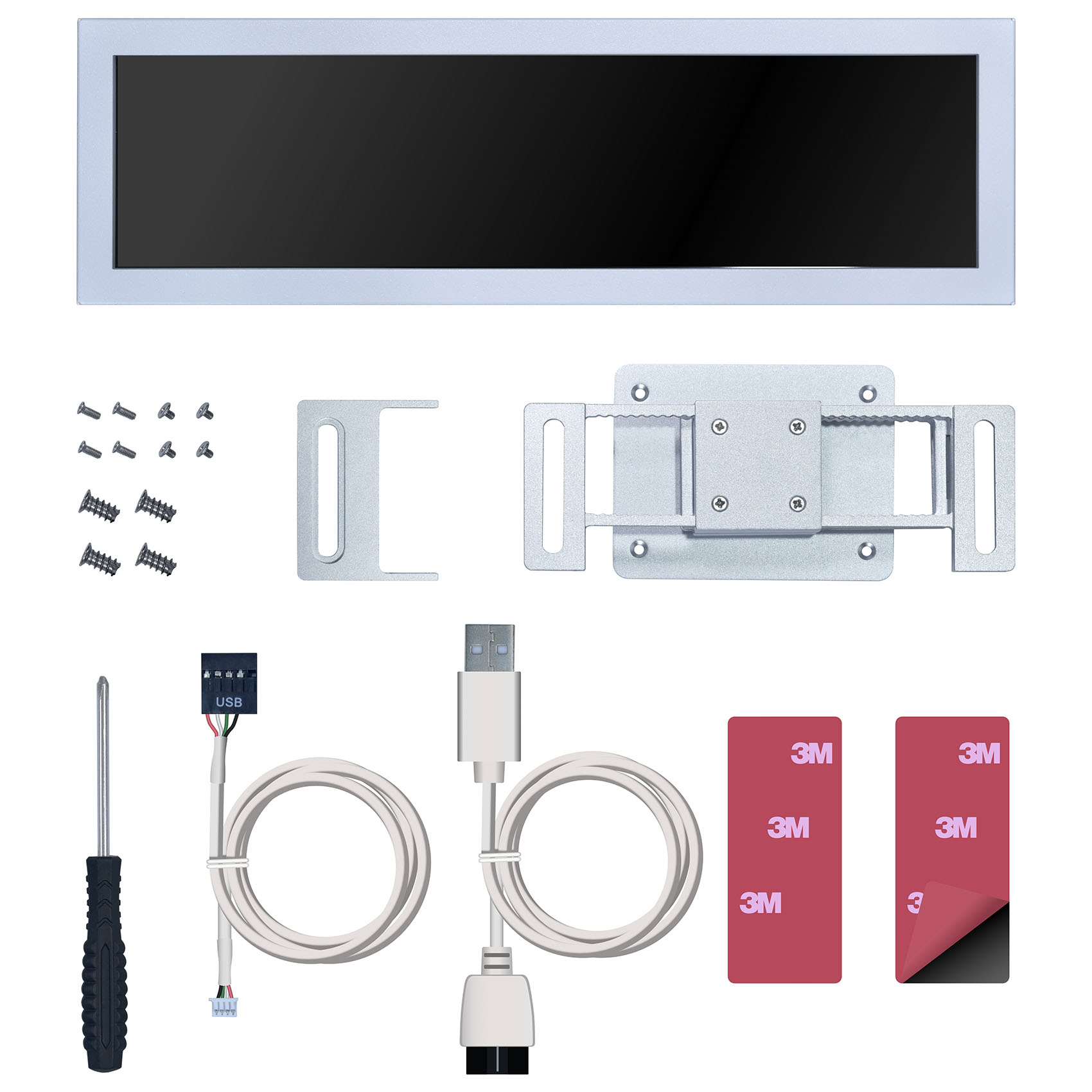 Lian Li - Monitor Portátil Lian Li 8.8" Branco