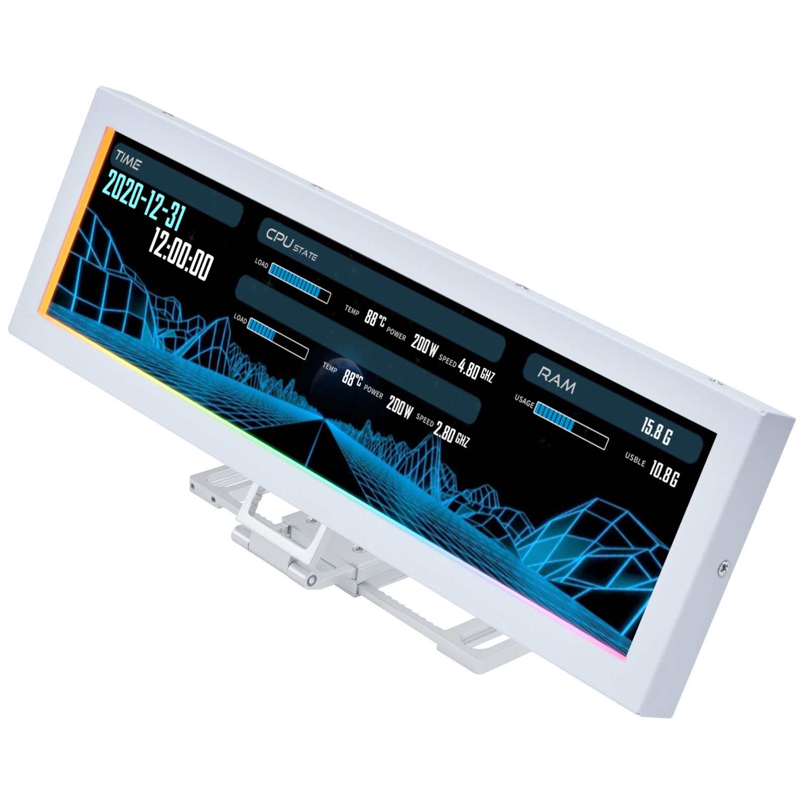 Picture of Picture of Monitor Portátil Lian Li 8.8" Branco