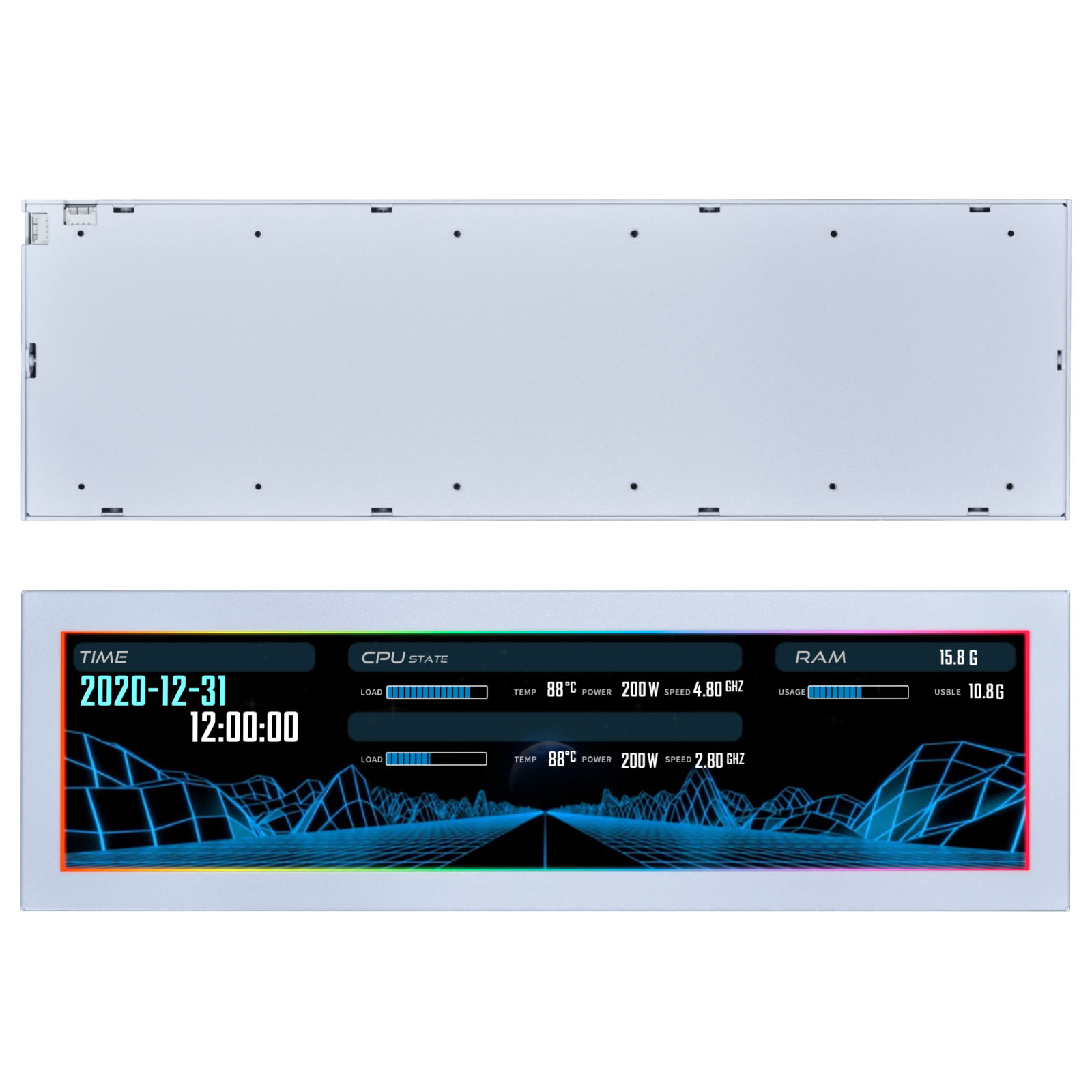 Lian Li - Monitor Portátil Lian Li 8.8" Branco