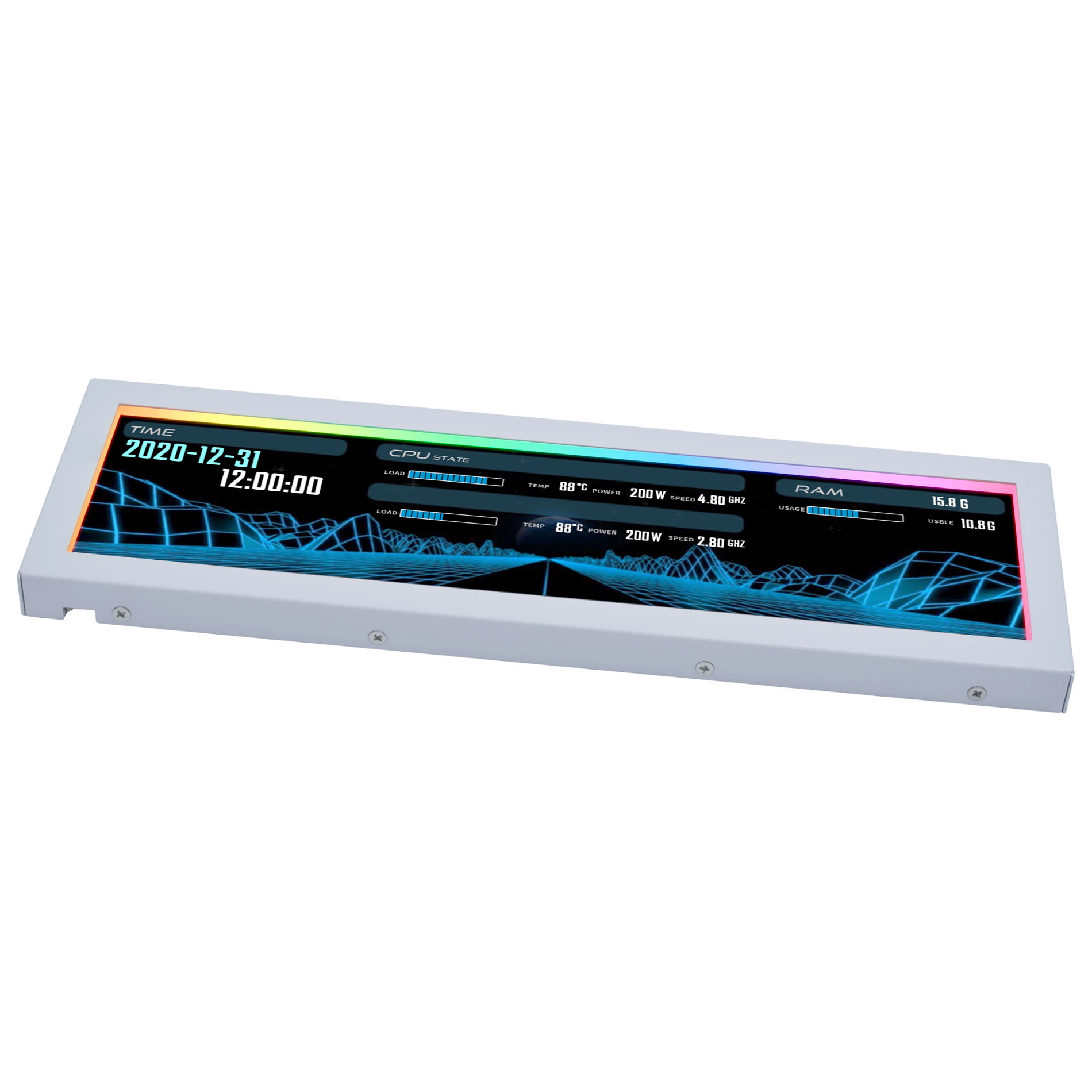 Lian Li - Monitor Portátil Lian Li 8.8" Branco