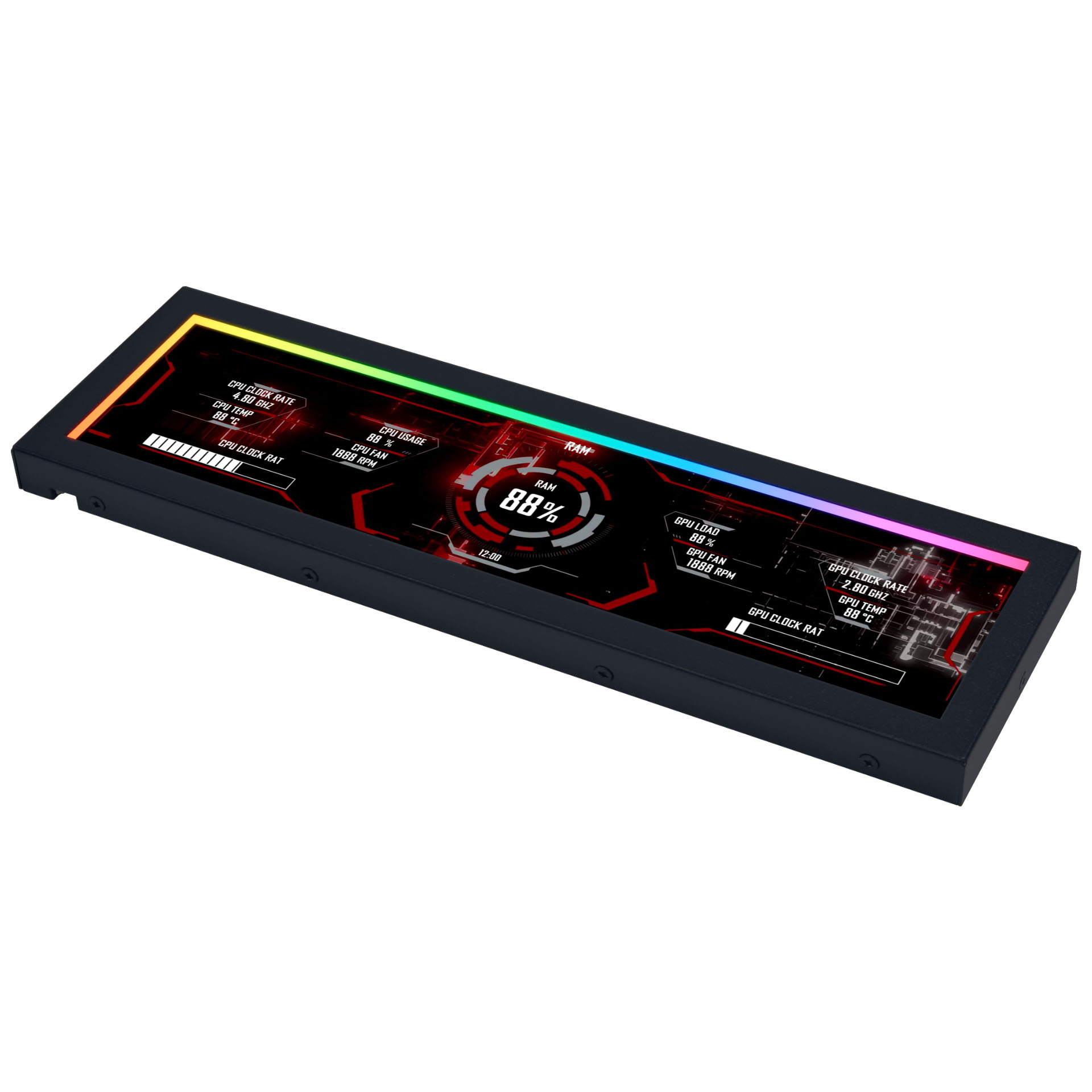 Lian Li - Monitor Portátil Lian Li 8.8" Preto