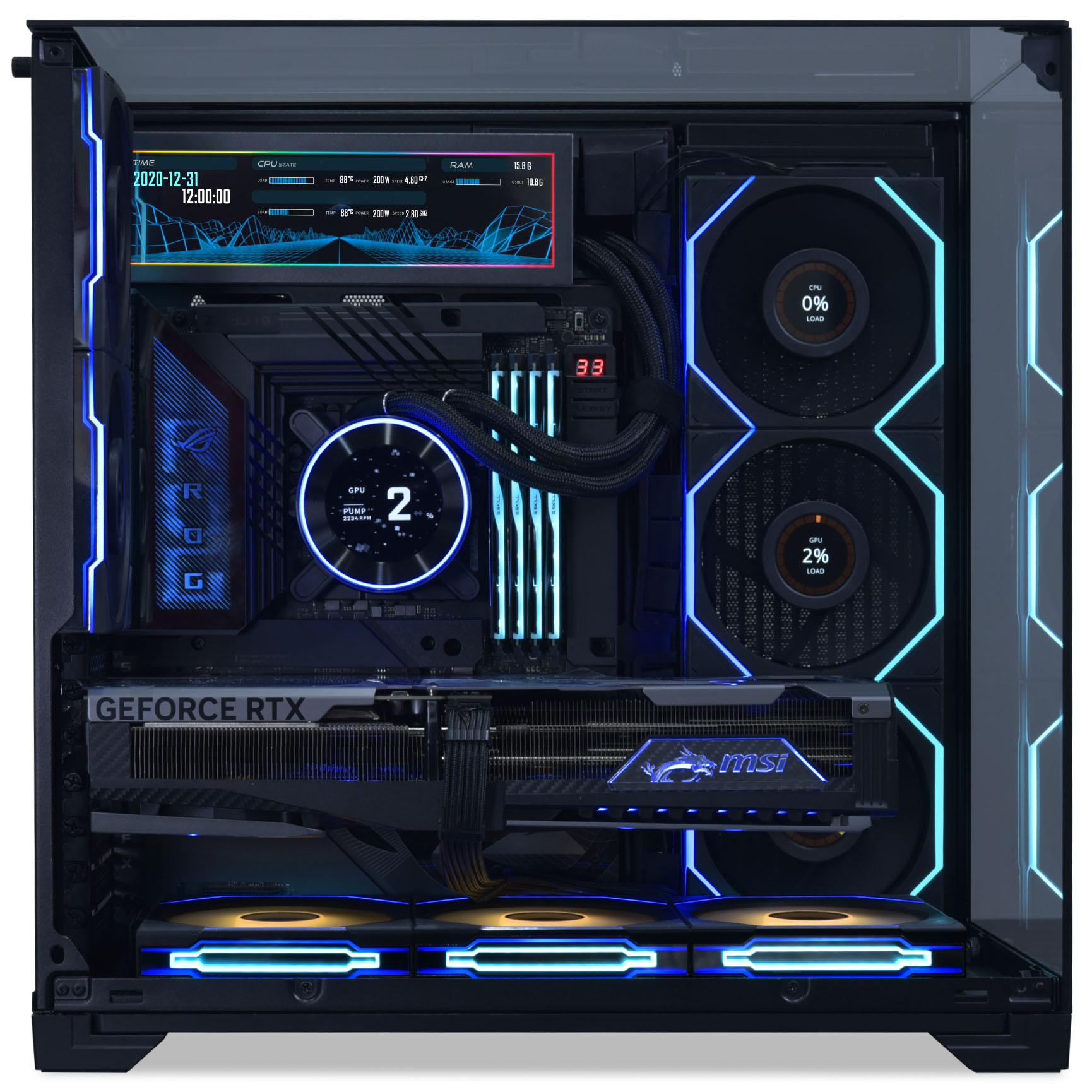 Lian Li - Monitor Portátil Lian Li 8.8" Preto