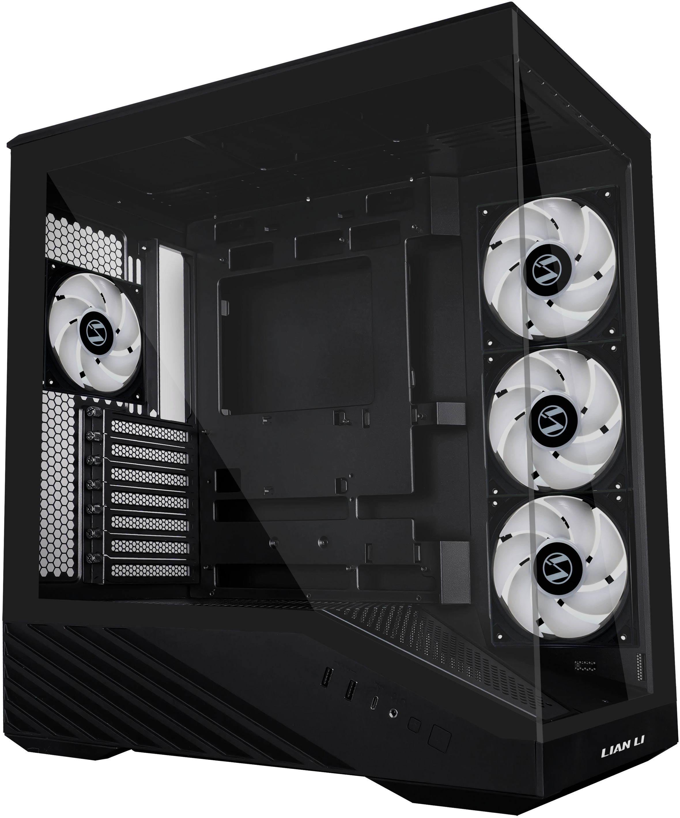 Lian Li - Caixa ATX Lian Li Vector V100 Preto Vidro Temperado