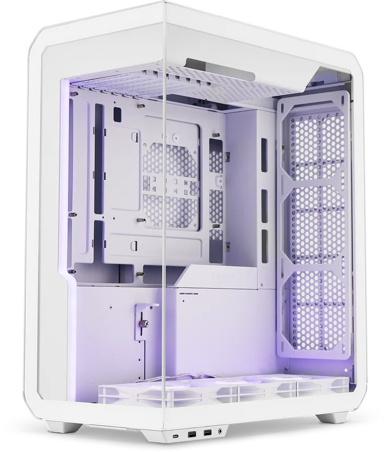 Picture of Picture of Caixa ATX Ssupd Xhuttle Branco Vidro Temperado