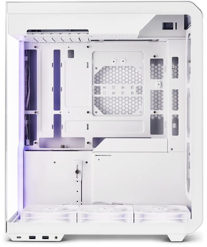 Picture of Picture of Caixa ATX Ssupd Xhuttle Branco Vidro Temperado