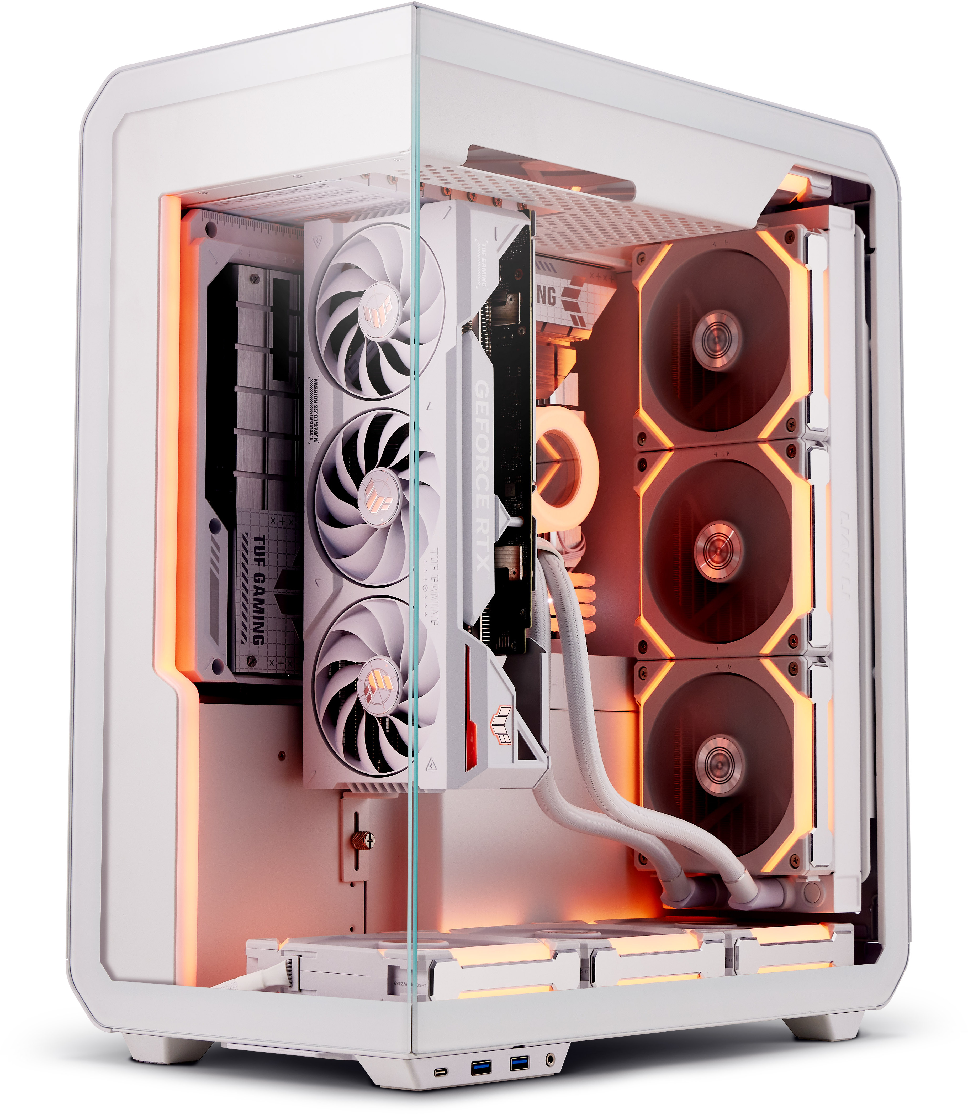 Ssupd - Caixa ATX Ssupd Xhuttle Branco Vidro Temperado