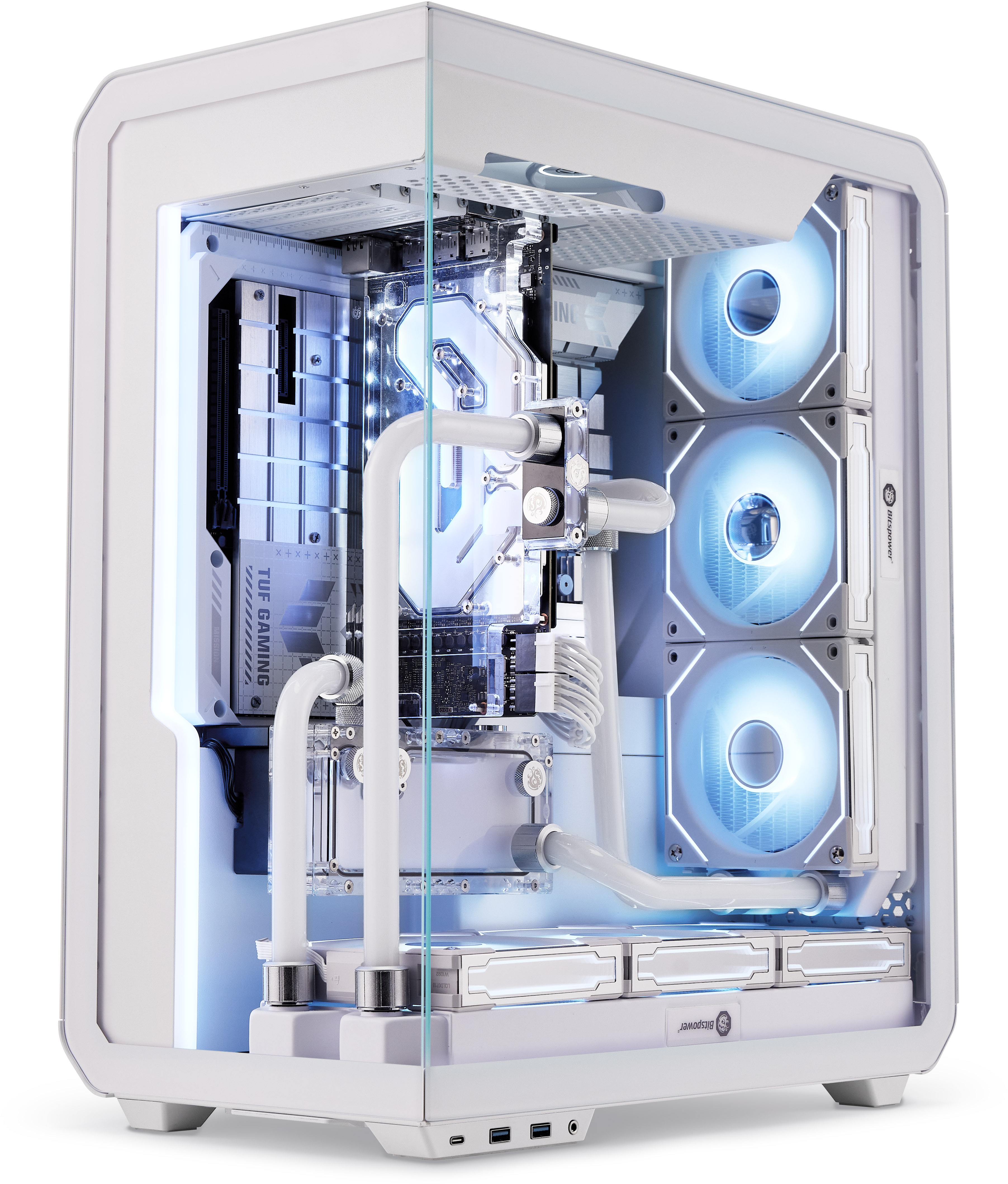 Ssupd - Caixa ATX Ssupd Xhuttle Branco Vidro Temperado