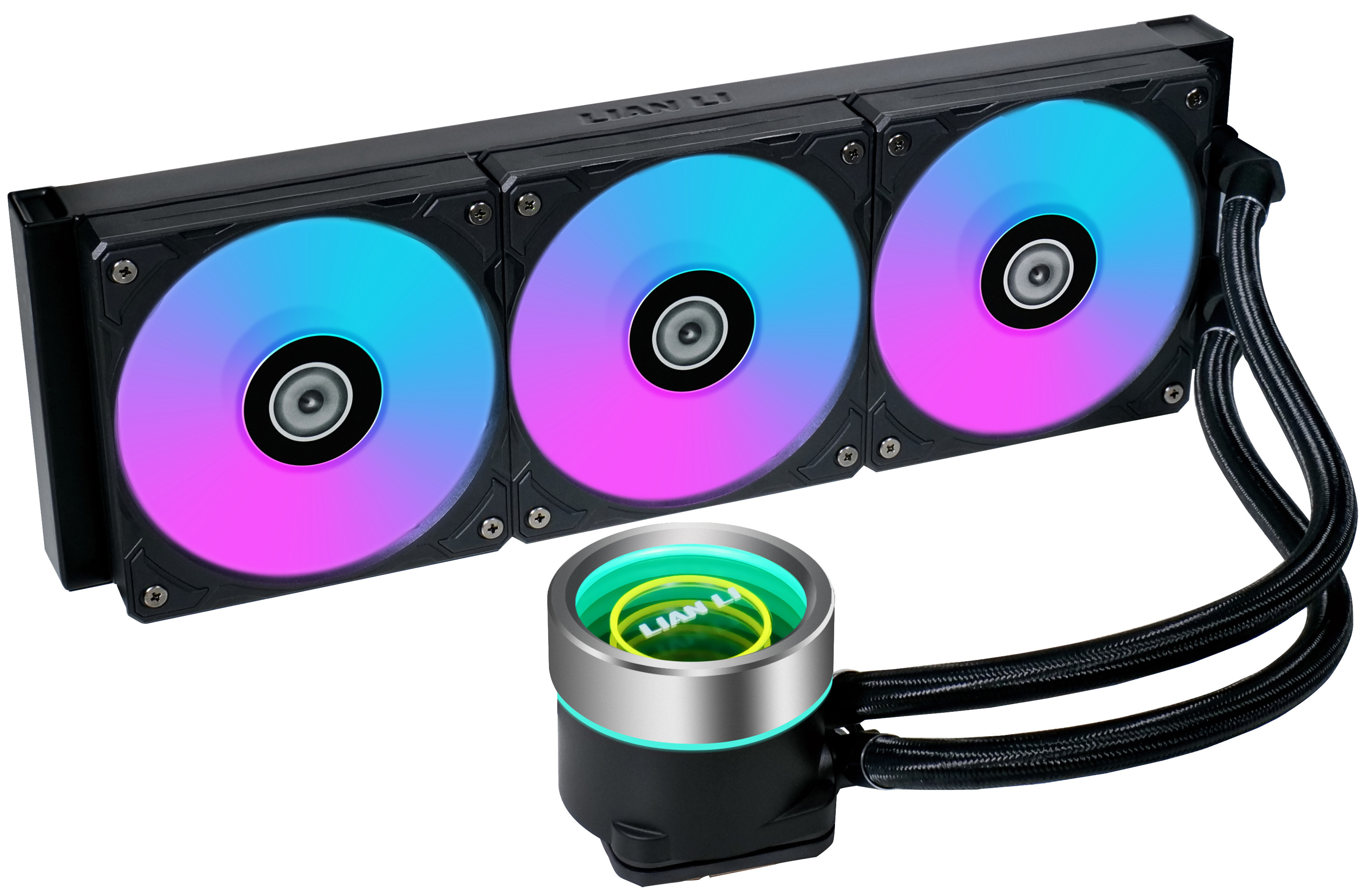 Lian Li - Water Cooler CPU AIO Lian Li GALAHAD II Trinity ARGB Preto - 360mm