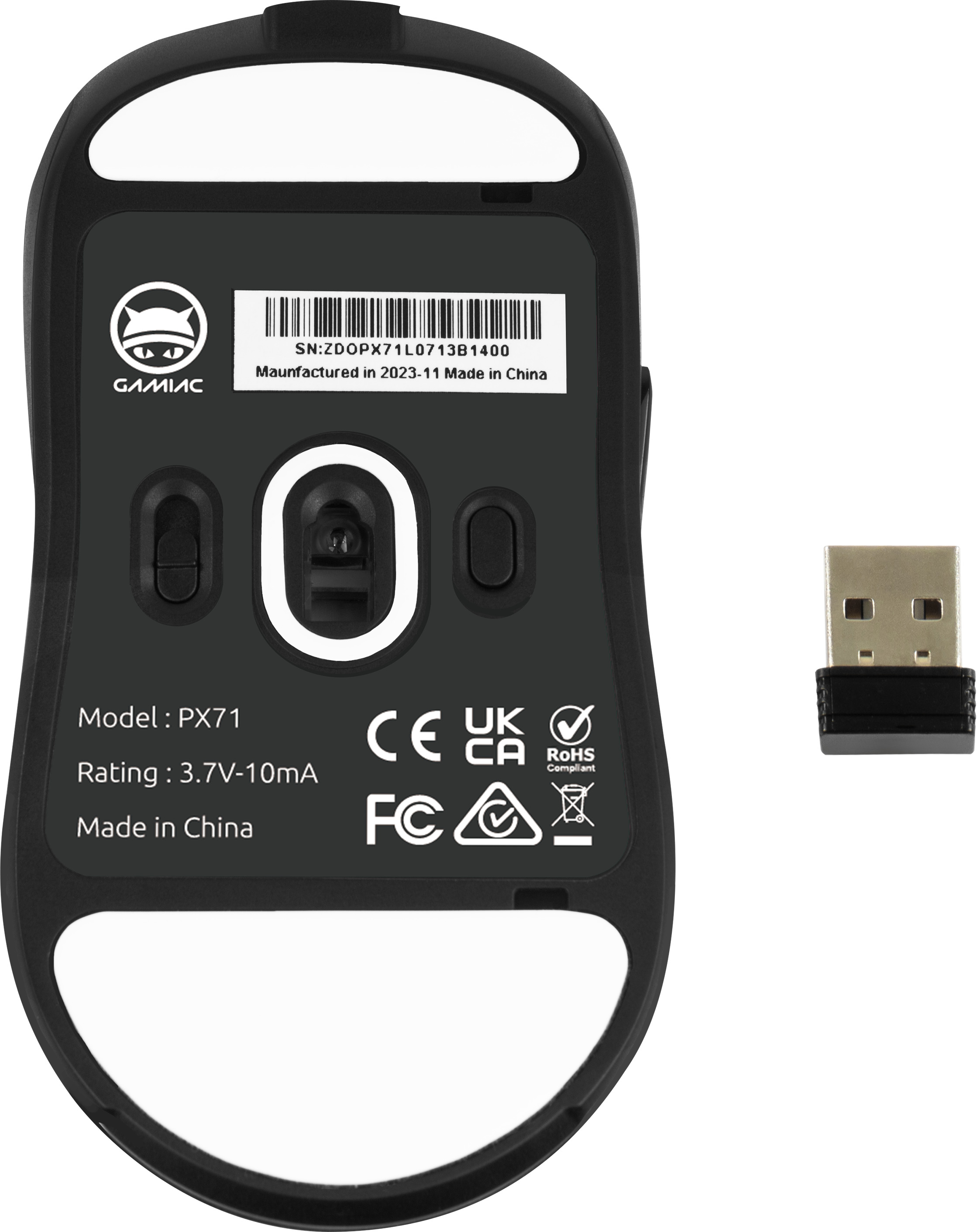Picture of Picture of Rato Gaming GAMIAC PX71 Wireless Preto