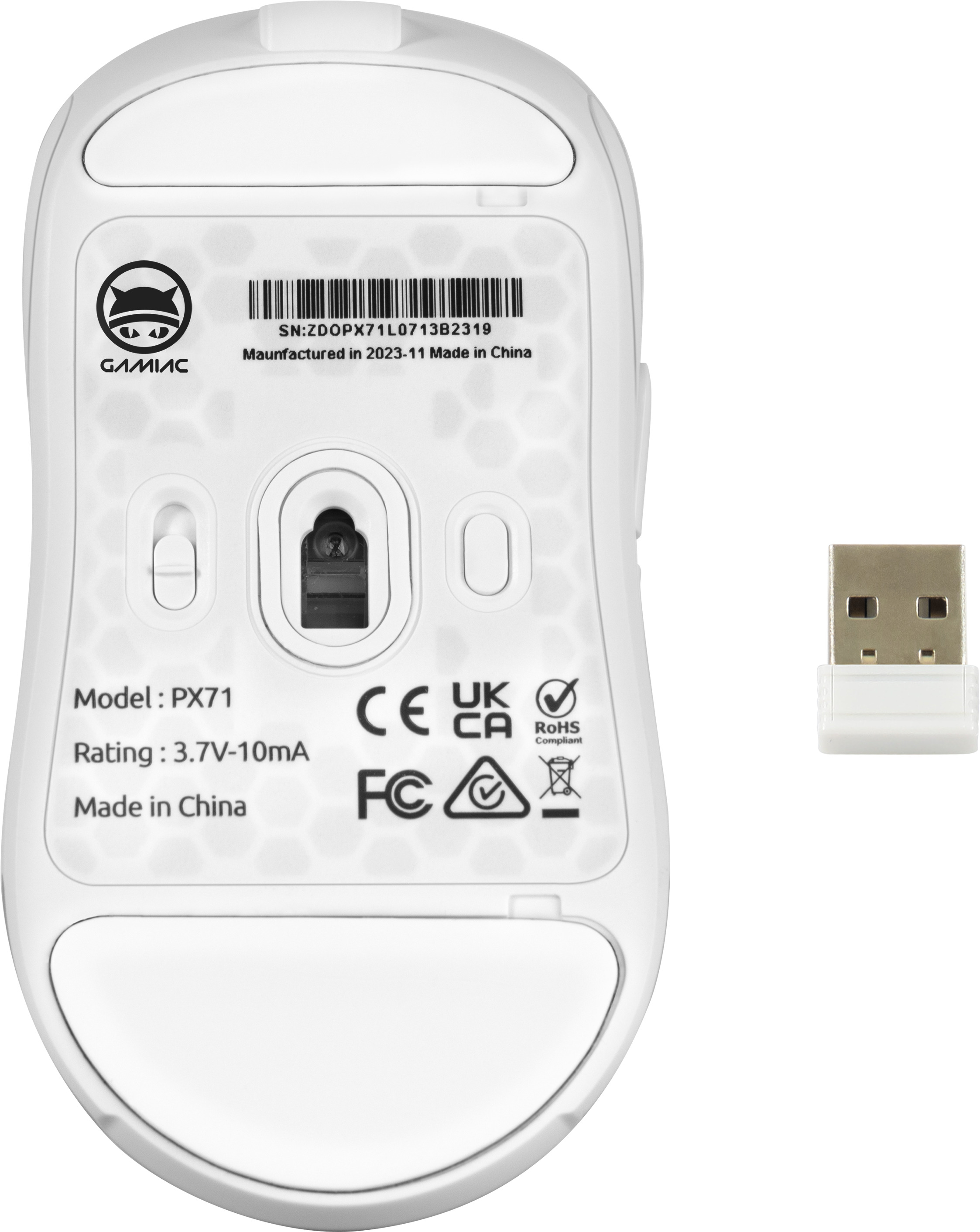 Picture of Picture of Rato Gaming GAMIAC PX71 Wireless Branco