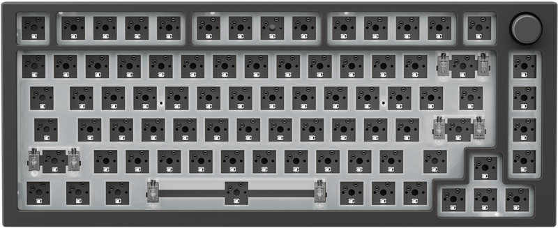 Glorious - Cobertura Switch Glorious para GMMK Pro 75% Policarbonato (ANSI)
