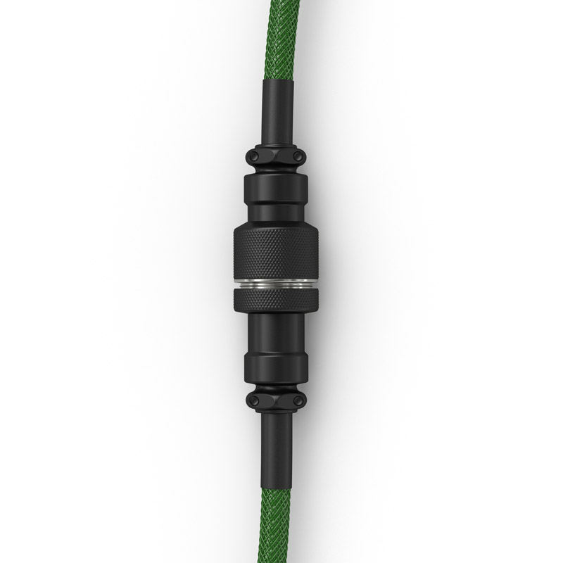 Glorious - Cabo Coiled Glorious USB-C para USB-A 137m - Forest Green