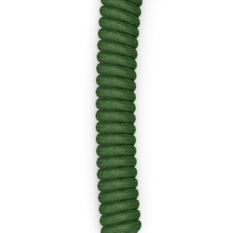 Glorious - Cabo Coiled Glorious USB-C para USB-A 137m - Forest Green