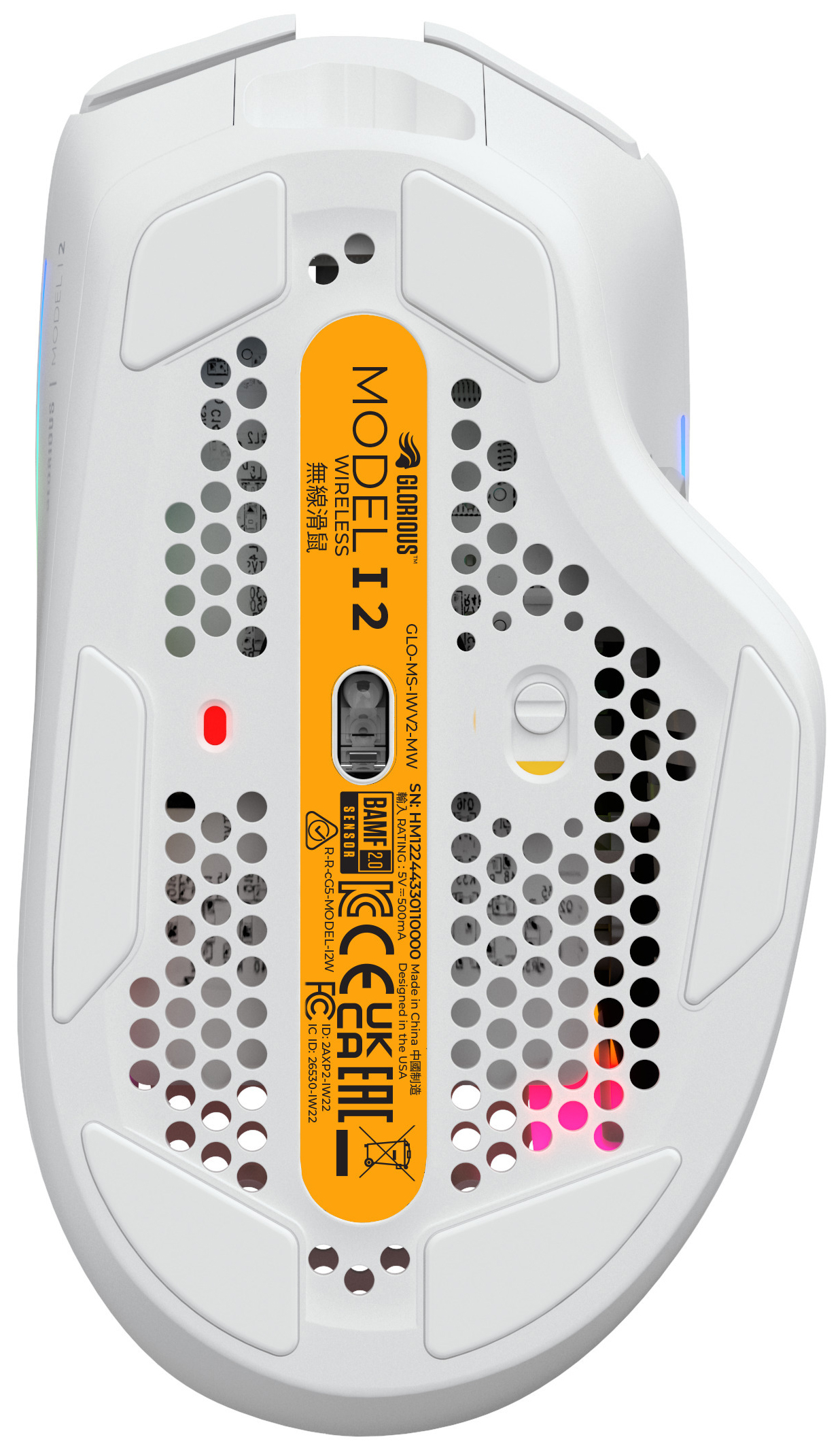 Glorious - Rato Gaming Glorious Model I 2 Wireless Branco