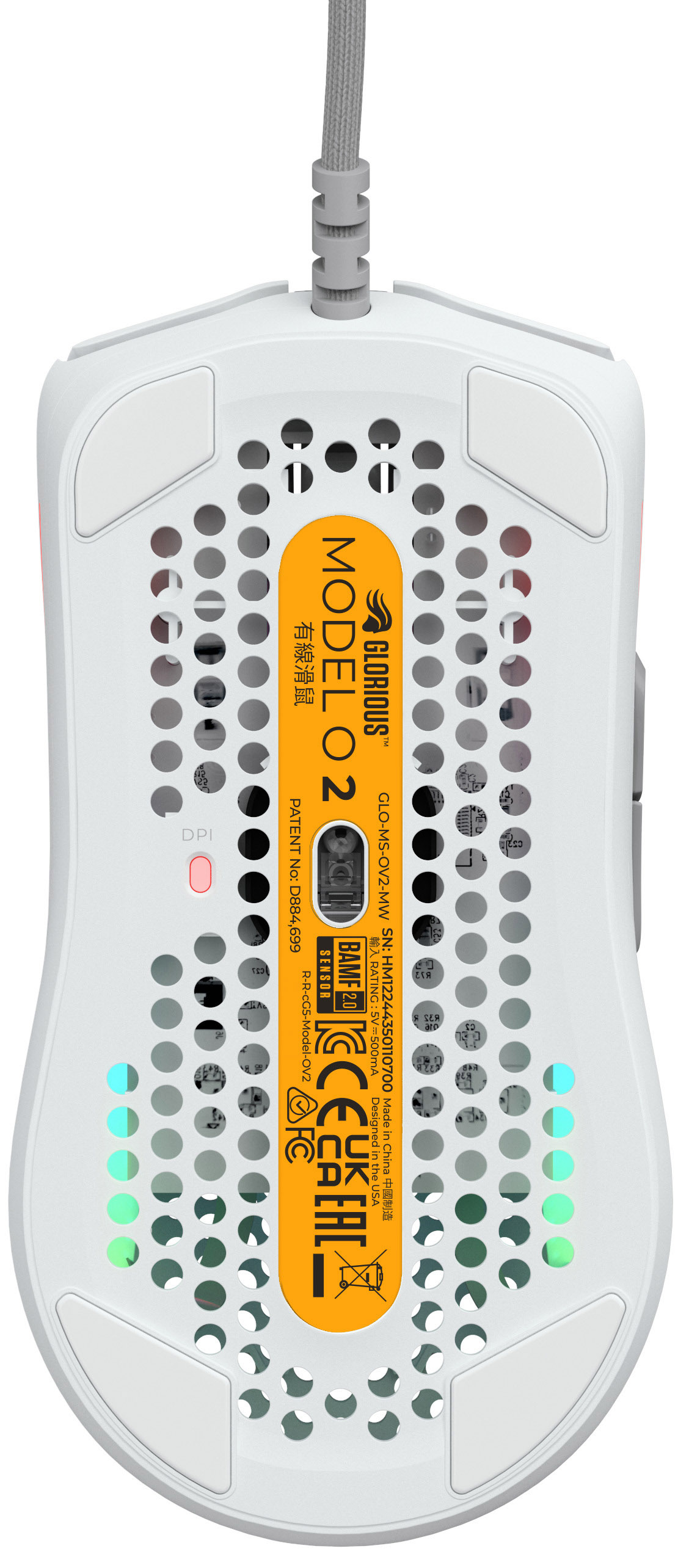 Glorious - Rato Gaming Glorious Model O 2 Branco