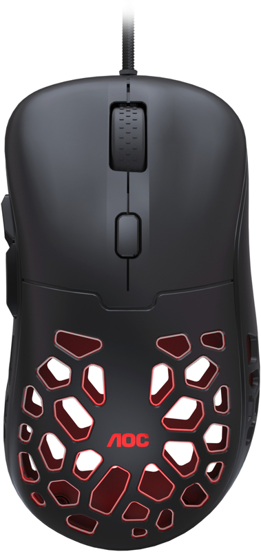 AOC - Rato AOC Gaming GM510 16000DPI RGB Preto
