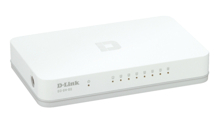 D-Link - Switch D-Link GO-SW-8G 8 Portas Gigabit